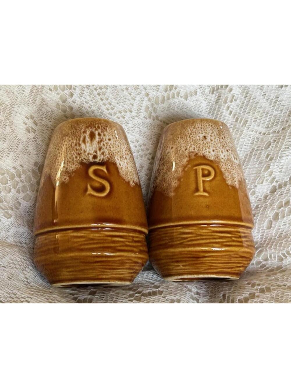 Vintage Ceramic Salt and Pepper Shakers Set